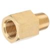 Car 18 NPT To 18 BSPT Oil Pressure Temp Gauge Adapter Fitting Sender Brass Universal