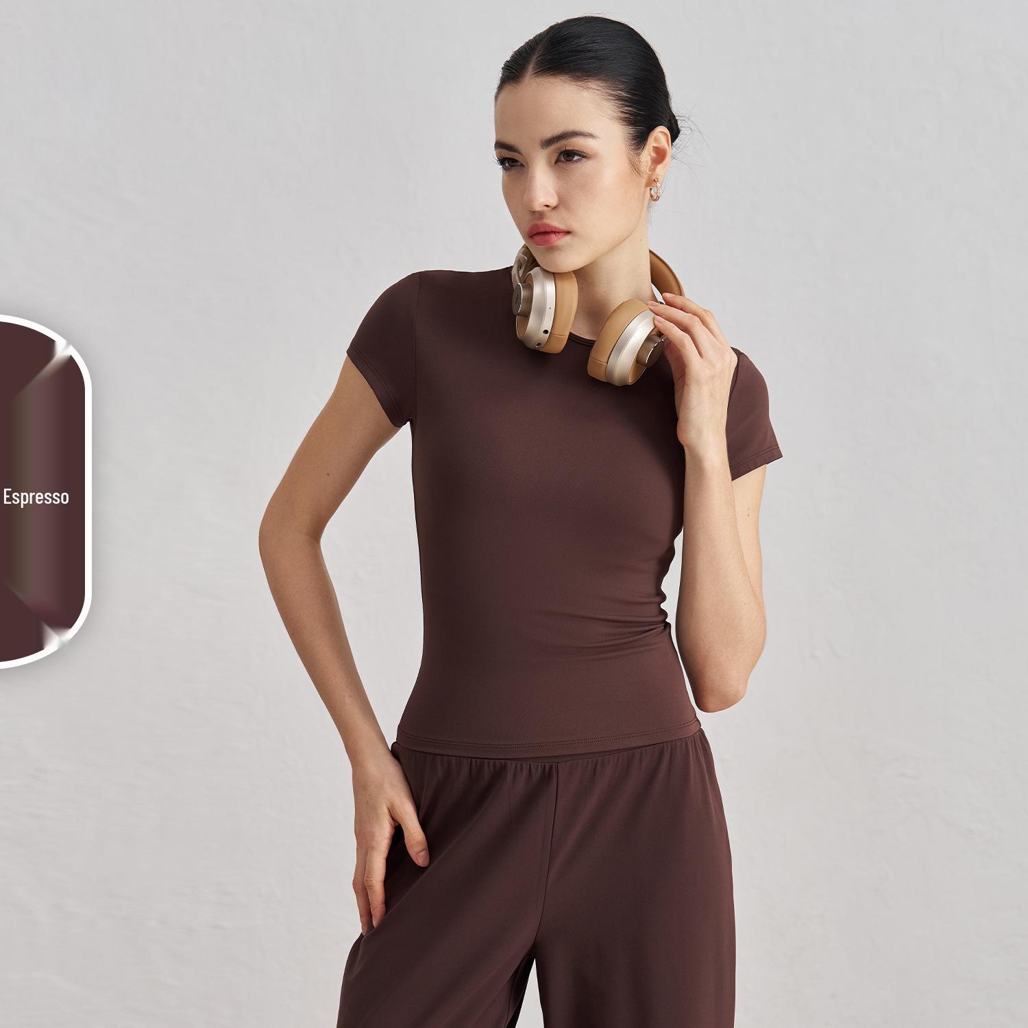 

Women s Quick-Dry Breathable Sports T-shirt - Short Sleeve Yoga, Running, Pilates, Fitness Top XL (10)