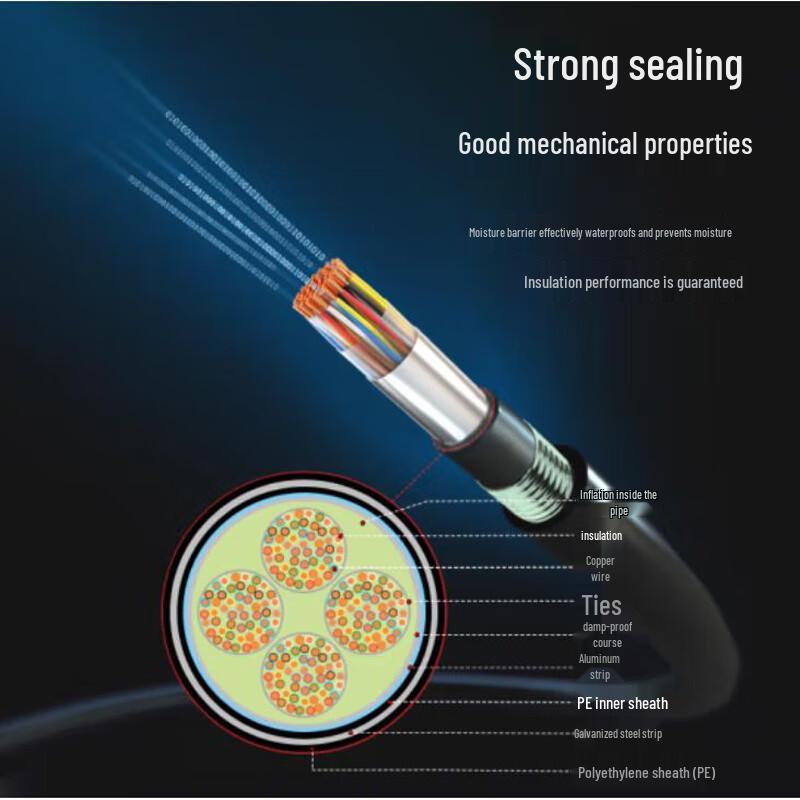 Boyang HYA53 Outdoor Armored 200-Pair Communication Cable