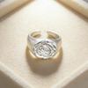 Elegant Justerbar Rosblomma Ring för Kvinnor – Trendig, Mångsidig och Lyxig