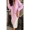 Women Loose Long Sleeve Striped Cardigan Shirt Blouse Outerwear