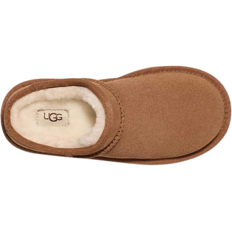 UGG Leisure Comfortable Versatile Non-Slip Durable Low-Top Slippers Kids Slippers Brown 1166774K-CHE