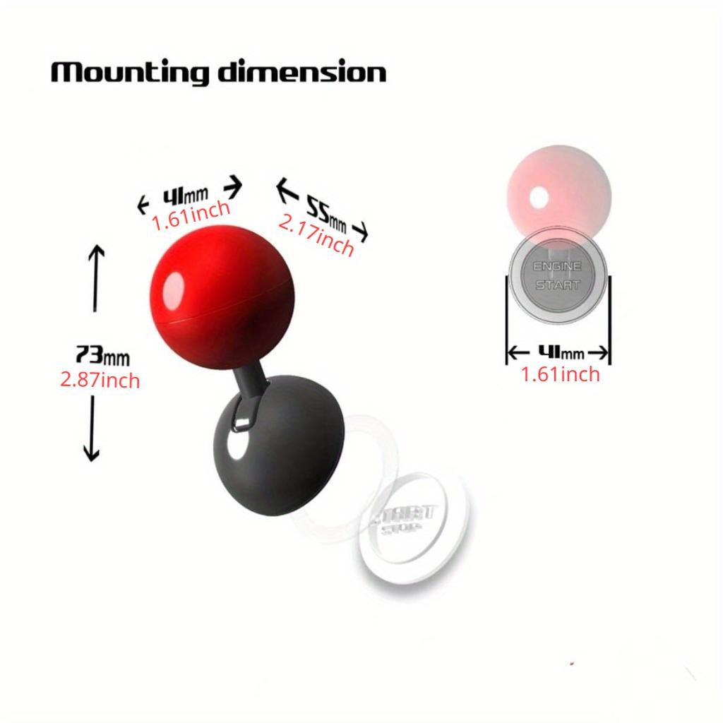 Car Engine Start-Stop Button Joystick Start Button Protector Universal Car Engine Start Button