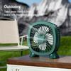 Mini USB Rechargeable Table Fan Portable Desktop Small Fan For Student Dormitory Computer Summer Gadget Home Desk Office