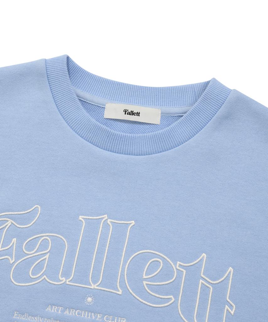 FALLETT Art Archive String Sweatshirt Sky Blue