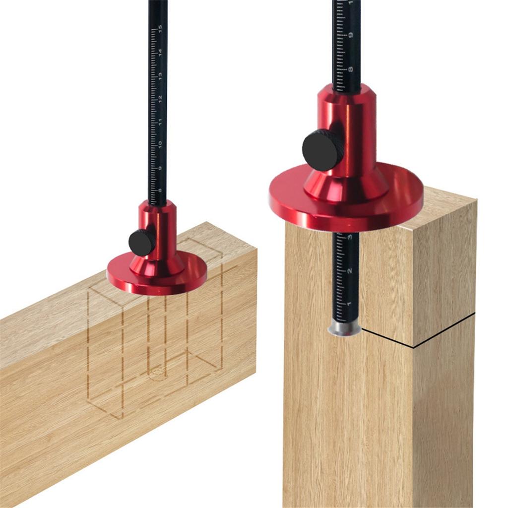 HOT Wheel Marking Gauge Woodworking Scriber Wood Marking Tools with Inch&MM Scale - Parallel Line Drawing Mortise Measuring