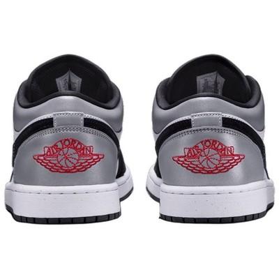 Jordan 1 Low Se White Fire Red Black Matte Silver HF3148-106