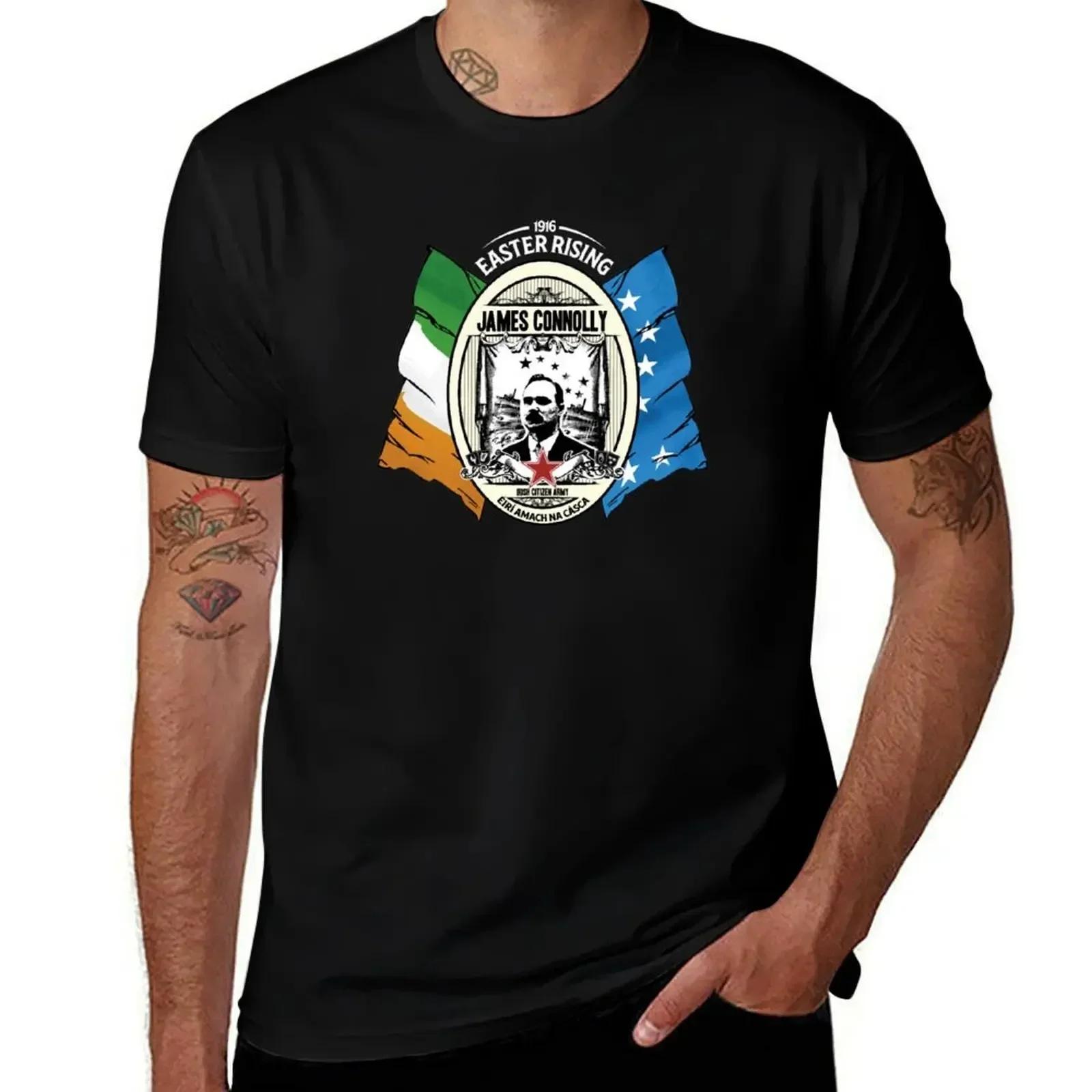James Connolly - Irish Citizen Army T-Shirt oversizeds oversize t-shirts man vintage t shirts sweat shirts, men XXXXL чёрный