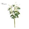 Artificial Flower 1 Bunch Realistic Looking Easy Care Faux Silk Fake Cloth Simulation Chinese Rose DIY Vase Arrange Flowers Home Decor Bouquet