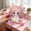 Cotton Plush Doll With Deer Horns For Girls Gift And Collectible Decor