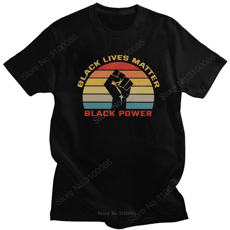 2020 Slogan Black Lives Matter T Shirts Men Soft Cotton I Can't Breathe Tee Round Neck Tshirt S