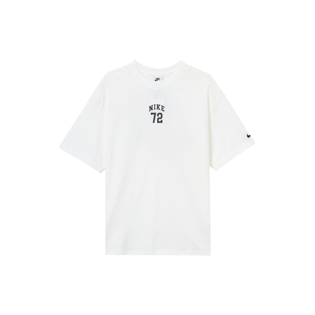 Nike Casual Sports Round Neck Short Sleeve T-Shirt Women Tops White IF0391-100