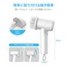 [.co.jp Exclusive] IYGLKD Cordless Bath Polisher with 2000mAh High-Capacity Battery, 6 Replacement Brushes, 2 Rotation Modes, 120 Minutes of Continuou