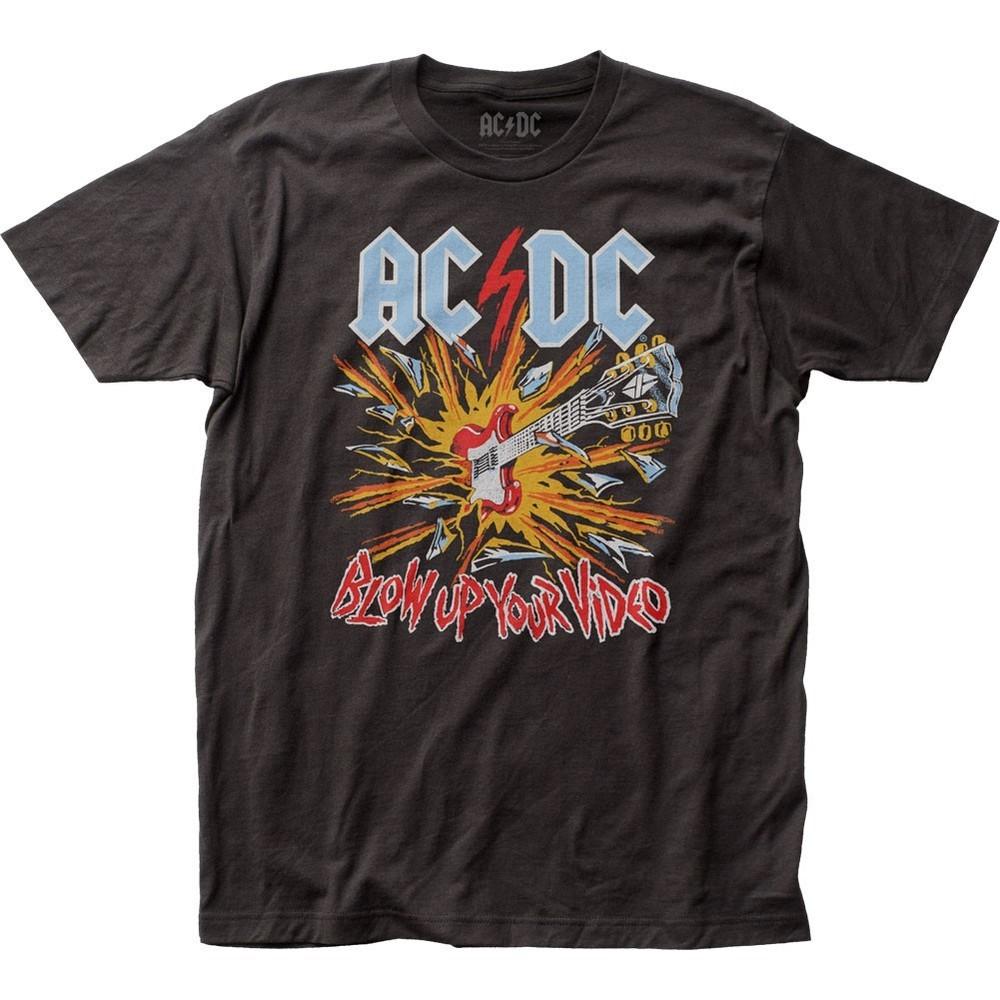 ACDC Blow Up Your Video Mens T Shirt Music Classic Concert Rock Band Tee Black Unisex T-Shirt Graphic Tee S