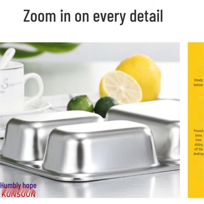 Kids' 304 Stainless Steel Divided Lunch Tray