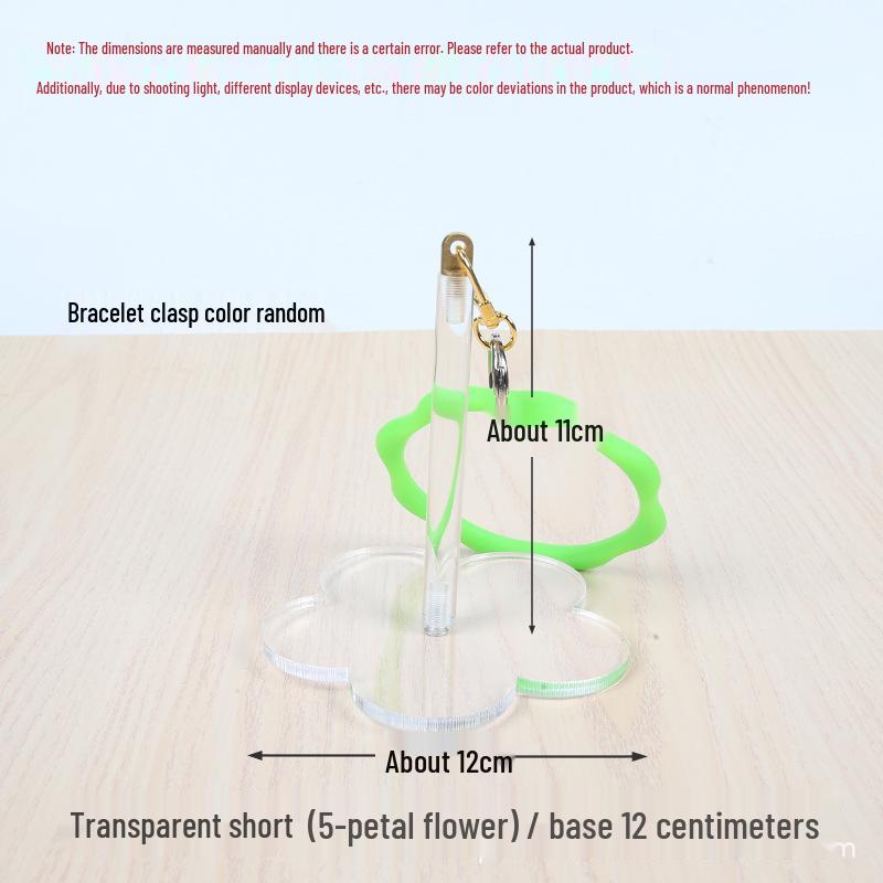 Portable Wooden Yarn Holder for DIY Knitting