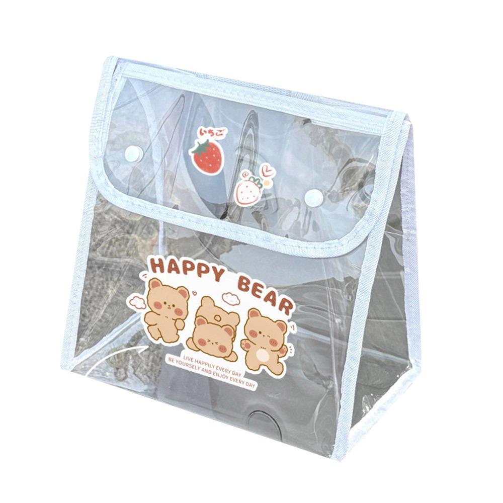 

NEW PVC Bike Hanging Bag Large Capacity Universal Shopping Handbag Wear-resistant Waterproof Storage Bag Outdoor білий