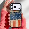 Flag American USA Flag Phone Case for iPhone 17 16 15 14 13 Pro Max Back Cover for 12 11 Pro Coque