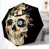 1pc Skull Mushroom Forest Fashionable Automatic Opening/Closing Folding Umbrella with 8 Bones, Windproof Portable, Daily Use127