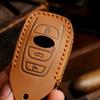 Leather Key Case Cover for Subaru Forester Outback Legacy Car Keys Holder Protector