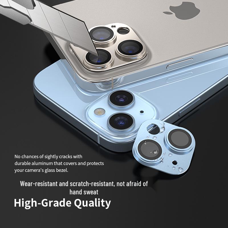 Apple 16 Eagle Eye Full Coverage Lens Film for iPhone 15 Pro Max - Anti-Original Corning Glass.