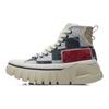 Li Ning We Wo Comfortable Casual High-Top Skate Shoes Women Sneakers Black Gray AGCR270-2