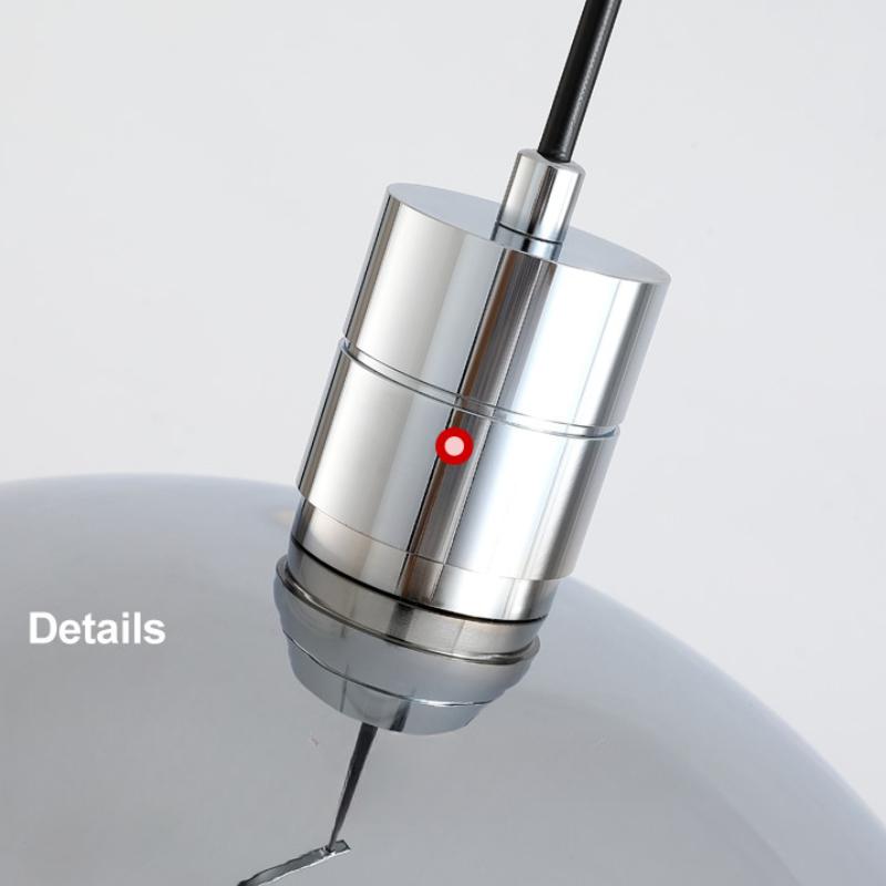 Bauhaus Restaurant Pendant Light with Adjustable Swing Arm Single Chandelier Nordic Modern Kitchen Board Iron Art LED Luster