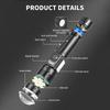 30W Powerful LED Flashlight TYPE-C Charging Ultra Bright Telescopic Zoom Light Handheld Long Range Outdoor Emergency Light