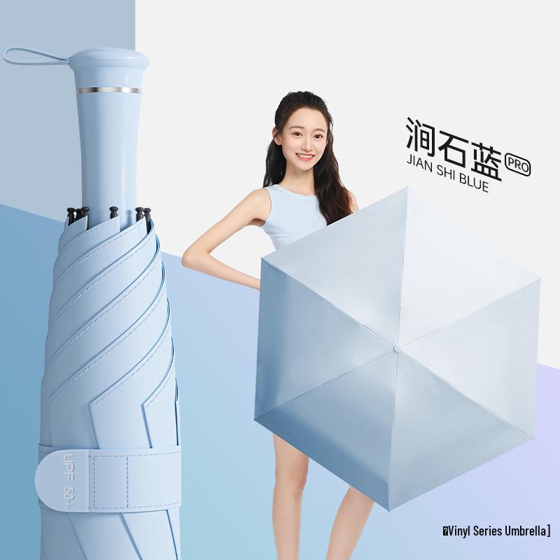 Ice Diamond Gradient UV Protection Sun & Rain Umbrella for Women