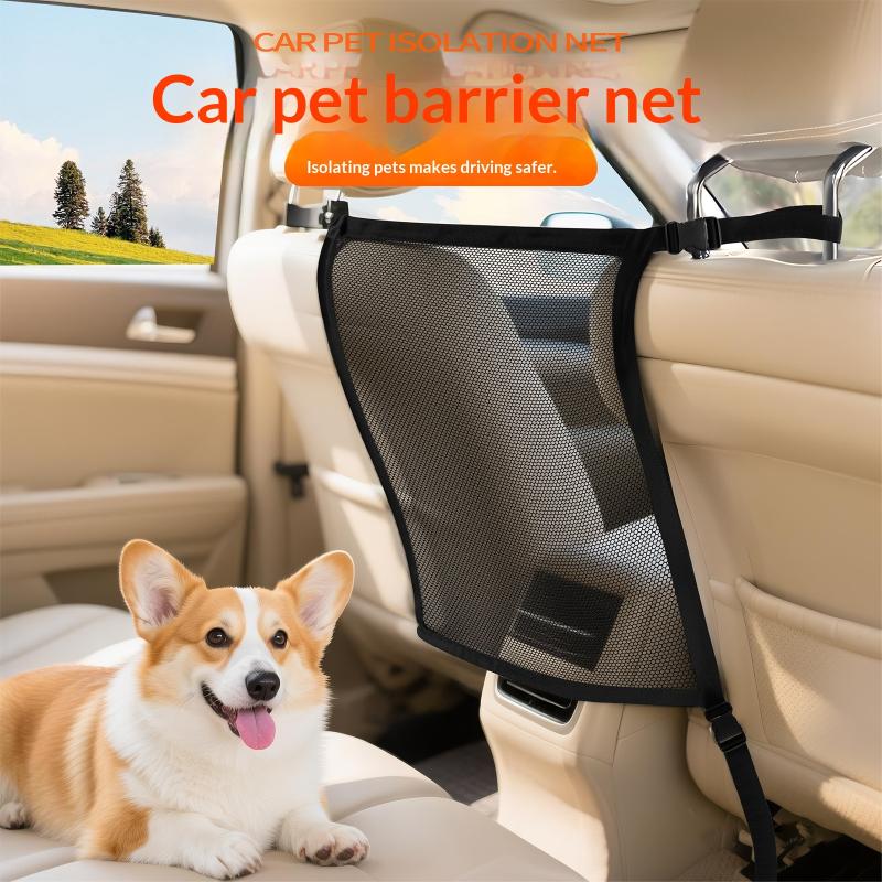 Car Trunk Fence Pet Dog Cat Isolation Protective Net Sturdy Durable Elastic Isolation Nets Pets Safety Fence For Any Vehicle