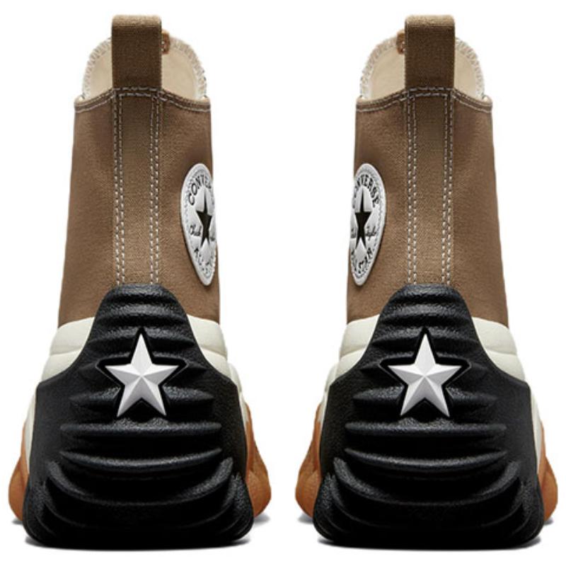 Converse Run Star Motion Mode Vintage High Top Espadrilles Unisex Braun