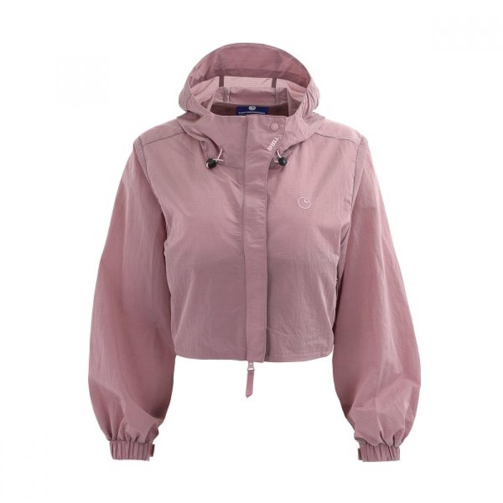 Angel Crop Feather Jacket   2colors Sweet/Rose Pink