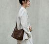 Qiu Zhen Genuine Leather Hobo Bag – Versatile, High-End Shoulder Bag for Women