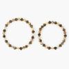 6mm Amazonite Tiger Eye Mix Gemstone Bracelet (C2403AC1191_YL)