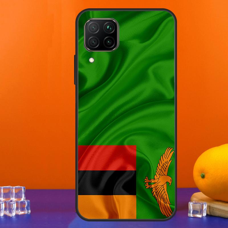 Sambia Flagge Für Huawei Nova 12s 12i 11i 5T 9 10 SE Y91 Y90 Y60 Y70 Y72 Y61 P60 Pro P20 P40 P30 Lite Hülle
