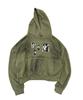 SK8ER ROCK Lost Archive Grunge Hoodie (khaki)