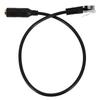 3.5mm Phone Headset To RJ9 Adapter Cable Great for Home Businesses, Offices