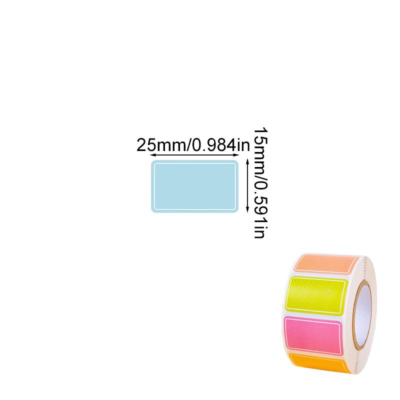 500 Stück/Rolle Inventar Adresse Wasserdicht Farbcodierung Datei Klassifizierungsetiketten Abnehmbare Etiketten Selbstklebend