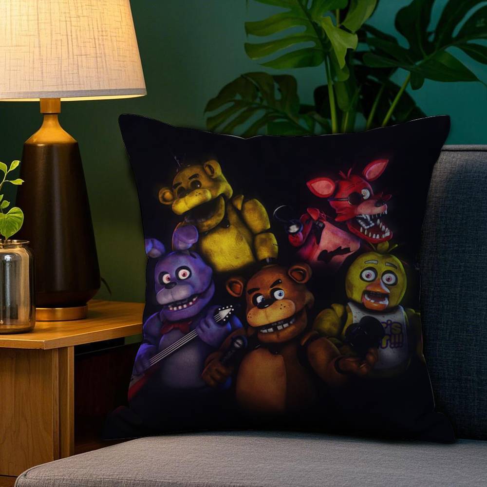 Five NNights at FFreddys Pillow Case Plush Fabric Soft Double Sided Print Sofa Cushion Cover Throw Pillow Covers