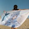 A-Amashiro Natsuki Microfiber Beach Towel Absorbent Quick Dry Soft Yoga Swimming Resort Mountain Climbing Towel