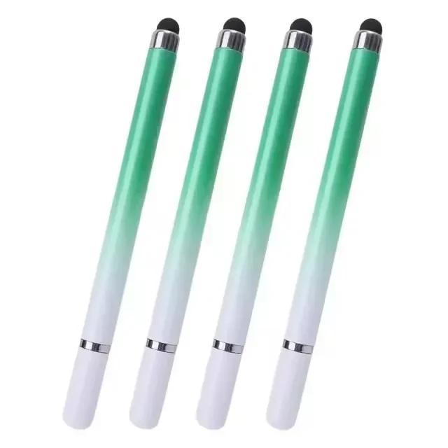 2 In 1 Universal Stylus Pen For Tablet Mobile Android IOS Phone iPad Accessories Drawing Tablet Pens Capacitive Screen Touch Pen