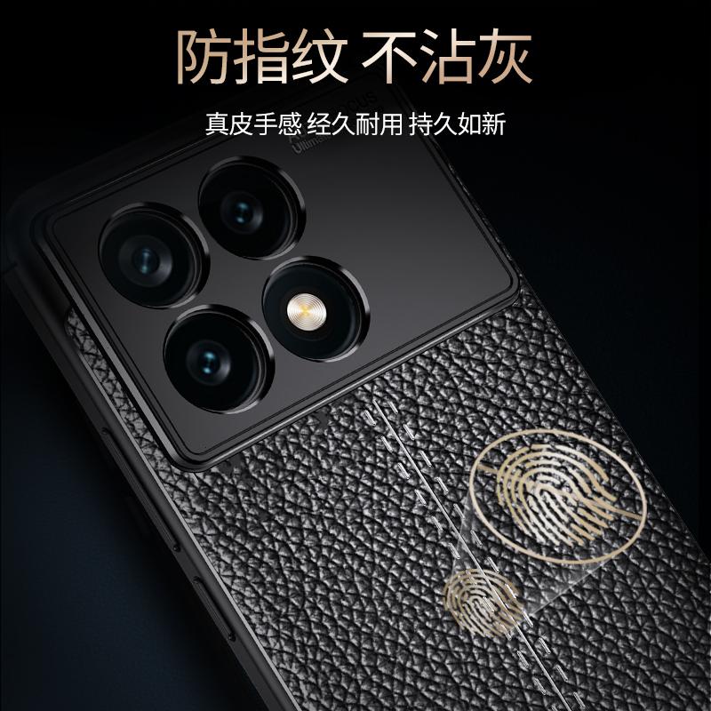 Für Poco X6 Pro Hülle Abdeckung Xiaomi Poco X6 Pro Capas Stoßfest Linsen Schutz Rückseite Rüstung TPU Weiches Leder Fundas Poco X6 Pro