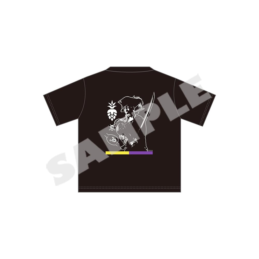 8 Pirates in ALOHA BEER Large Silhouette Size L "Yakuza Gaiden Hawaii" T-shirt,