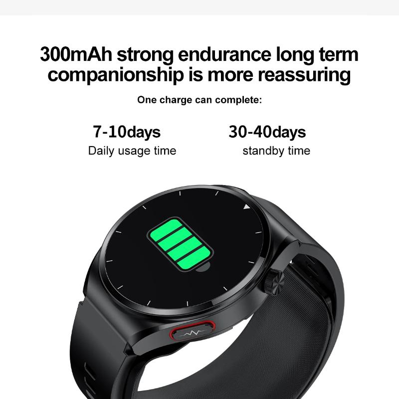2025 NEW GT5 Smart Watch Air Pump Sphygmomanometer Heart Rate Thermometer Airbag Wristband Call Reminder Health Watch