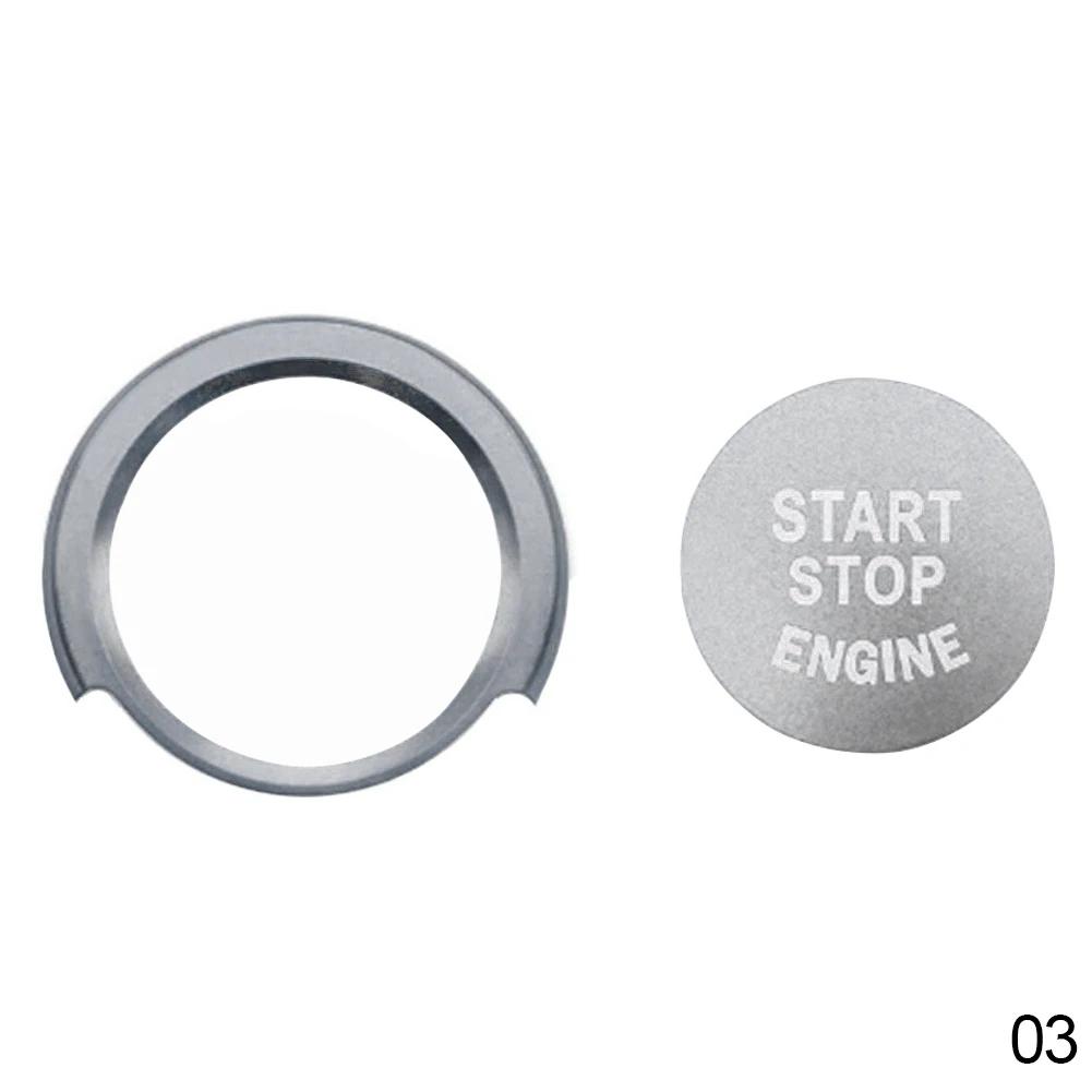For 1 2 3 4 Series X1 F48 F20 F21 F30 F32 F33 F34 F36 F45 F46 Car Engine Start Button Stickers Ignition Key Ring Trim Cover