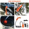 Outdoor Camping Shower Pump Portable Camping Shower Rechargeable Shower Head for Camping Hiking Traveling Beach Picnic