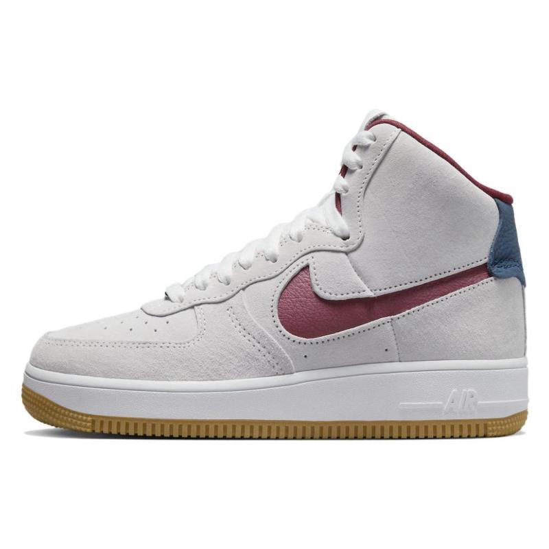 Nike Air Force 1 High Sculpt Grey Suede Women's Sneakers DQ7584-300