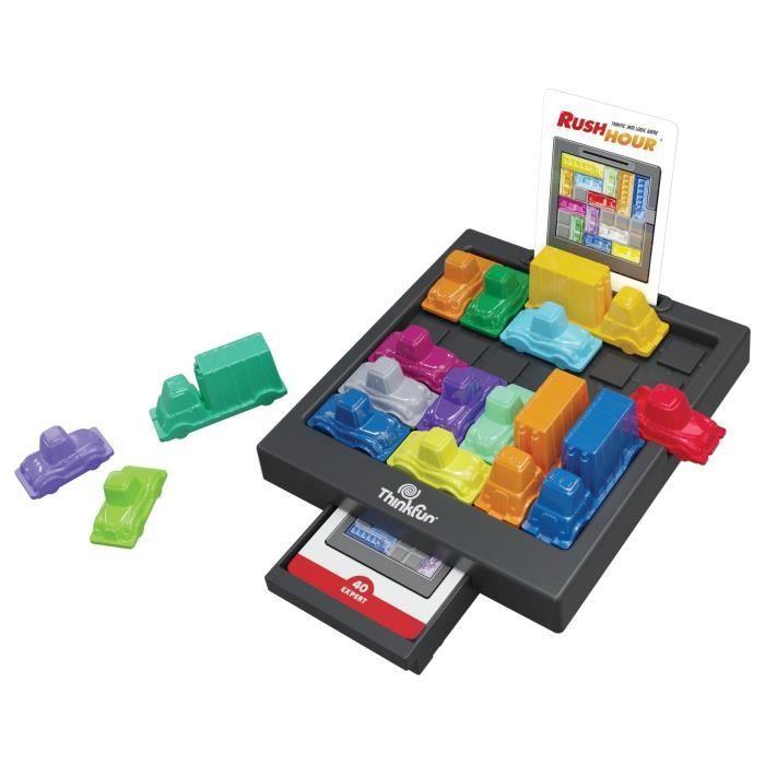 Thinkfun rush hou- jeu de logiqu-casse-tête-embouteillage-40 défis 4 niveau-1 joueur ou plus-dès 8 ans-ravensburger-mixte-6600