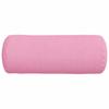 Bolster Cushions (2 pcs) Pink Ø 15 x 40 cm Fabric