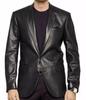 Fashion Party Formal Handmade Stylish Men's Real Lambskin Soft Leather Blazer